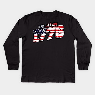 Independence Day of America Kids Long Sleeve T-Shirt